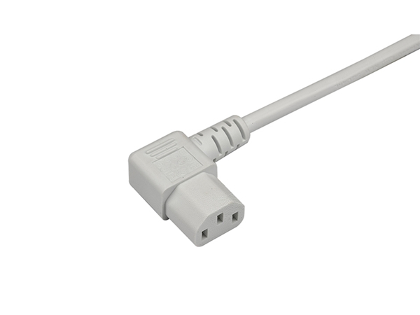 IEC60320 C13左弯 White