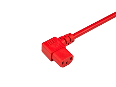 IEC60320 C13右弯 Red