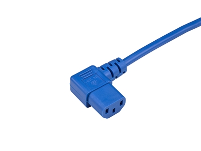 IEC60320 C13右弯 Blue